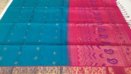 SOFT SILK SAREE WITH BLOUSE